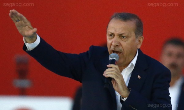 Турският президент Реджеп Ердоган заяви на откриването на парламентарния сезон,