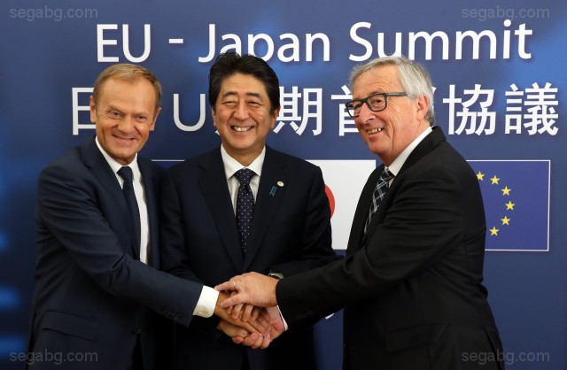 Снимка ЕПА БГНЕСЕС и Япония постигнаха принципна договореност по основните елементи