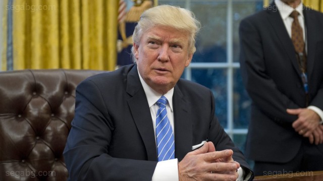 Снимка ЕПА БГНЕСАмериканският президент Доналд Тръмп обяви че изтегля САЩ от