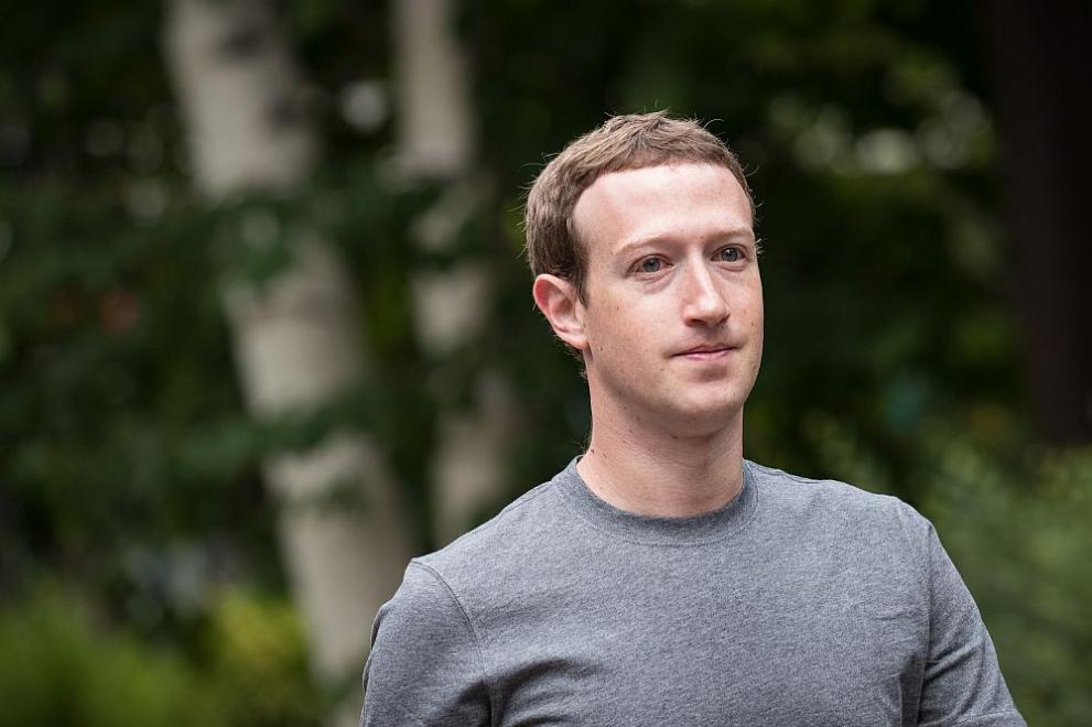 Основателят и главен изпълнителен директор на Фейсбук Марк Зукърбърг призна