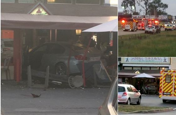Кола се е забила в пицария в градчето Сет Сор