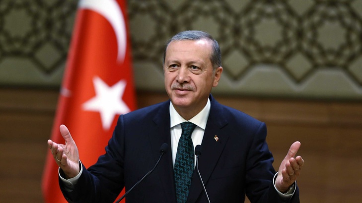 Президентът на Турция Реджеп Таийп Ердоган заяви в понеделник че