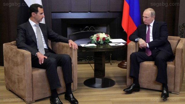 Снимка Нова твВладимир Путин се е срещнал снощи със сирийския