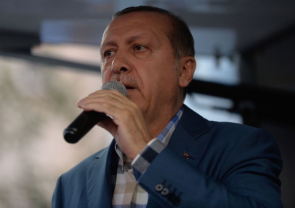 Реджеп Ердоган Турският президент Реджеп Тайип Ердоган обеща Турция да