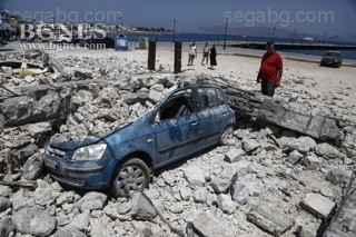 Снимка ЕПА БГНЕССилни вторични трусове продължават да разтърсват гръцкия остров Кос