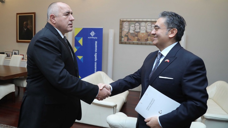 Министър председателят Бойко Борисов се срещна с посланика на Турция Хасан