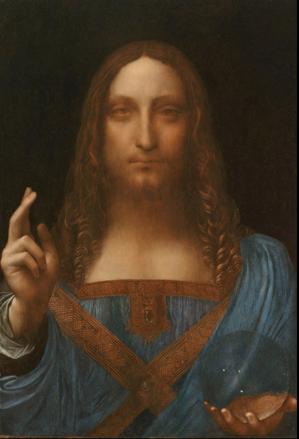Картината Спасителят на света от Леонардо да Винчи която беше