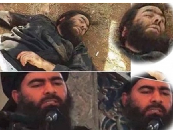 Фотокомбинация сравнява живия с мъртвия БагдадиИранската телевизия разпространи снимки които