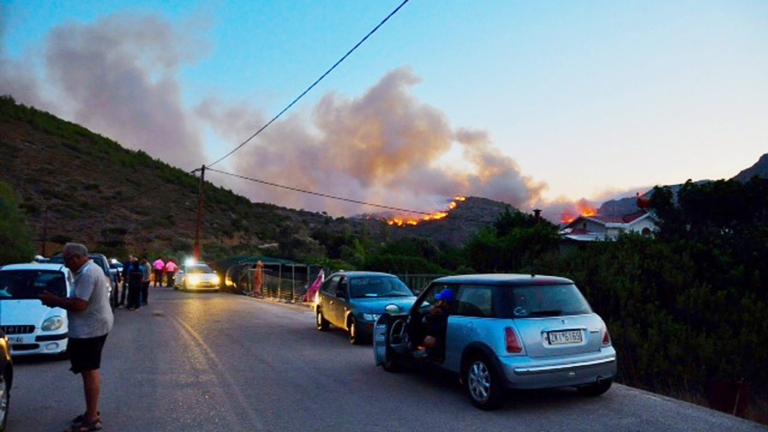Горските пожари на популярния ваканционен остров Закинтос са предизвикани умишлено