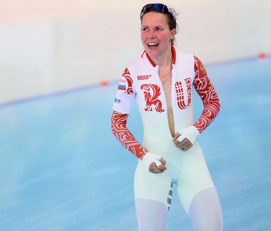 Двукратната олимпийска медалистка по кънки бягане Олга Граф публично