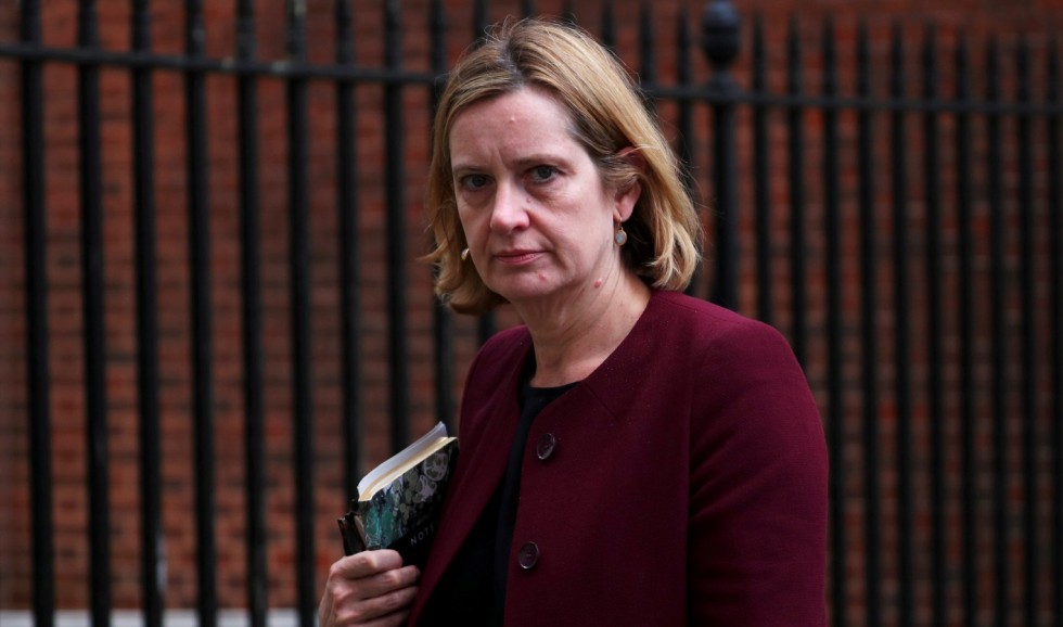 Амбър Ръд, снимка Би Би СиБританската министърка на вътрешните работи