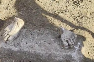 Стъпала на богиня се подадоха от Хераклея Синтика