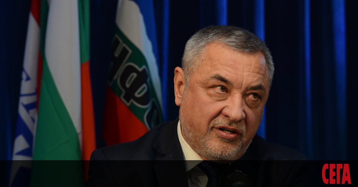 Лидерът на НФСБ Валери Симеонов определи обвиняемия Васил Божков като