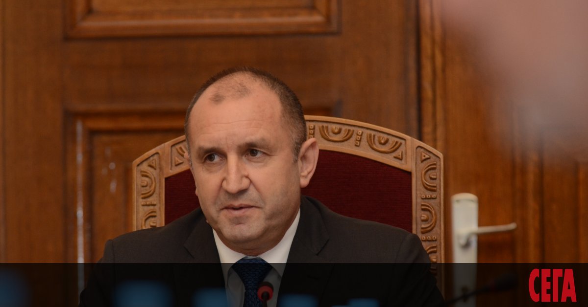 Президентът Румен Радев утре ще проведе работна среща с ръководството