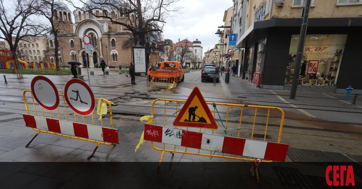 От утре части от централните софийски улици Цар Иван Шишман“