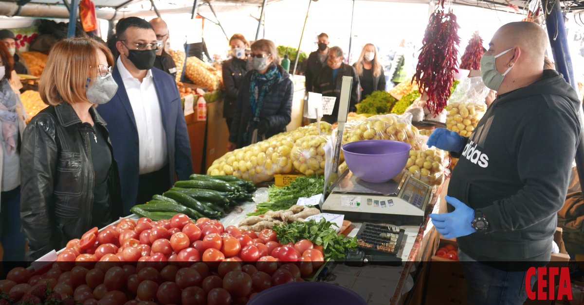 Индексът на тържищните цени (ИТЦ), който отразява цените на хранителните