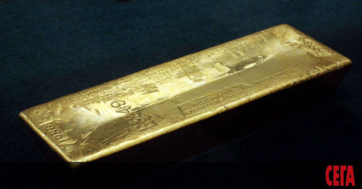Златото се насочва към най-високото си ниво от 2012 г.
