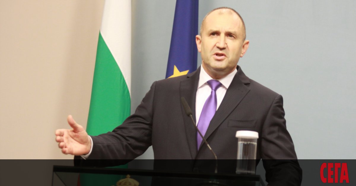 Президентът Румен Радев ще върне за повторно обсъждане в Народното