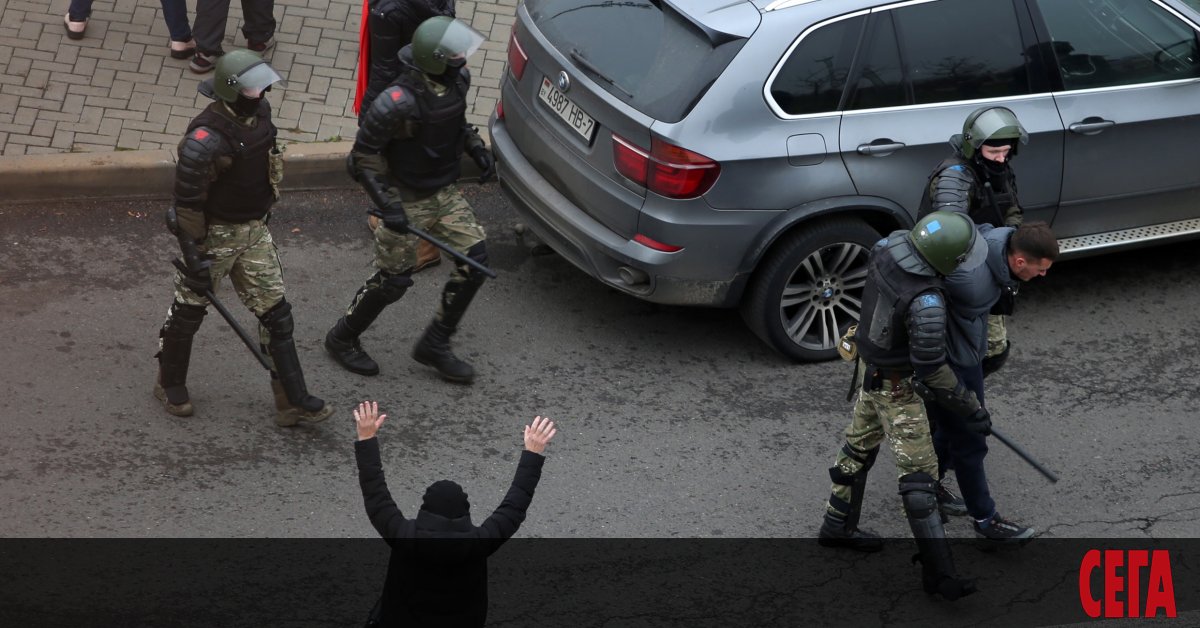 Над 1000 души са били задържани при протестите в Беларус