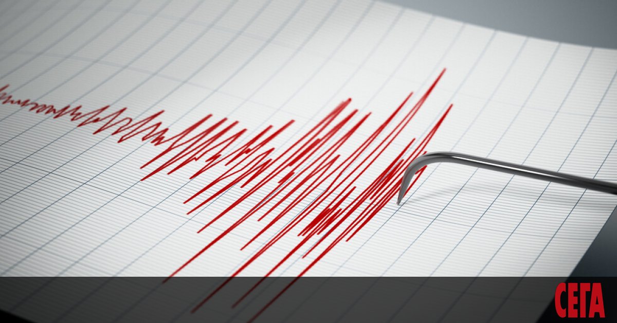 Земетресение от пета степен по скалата на Рихтер е било