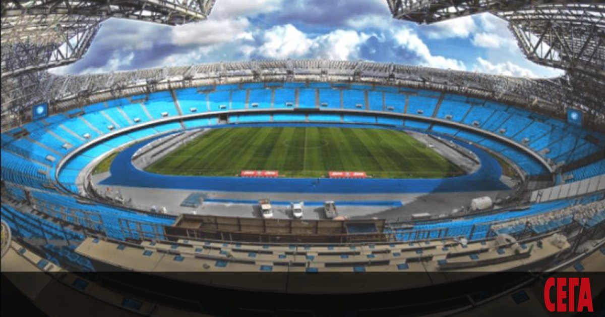 Стадион Сан Паоло в Неапол, където играе домакинските си мачове