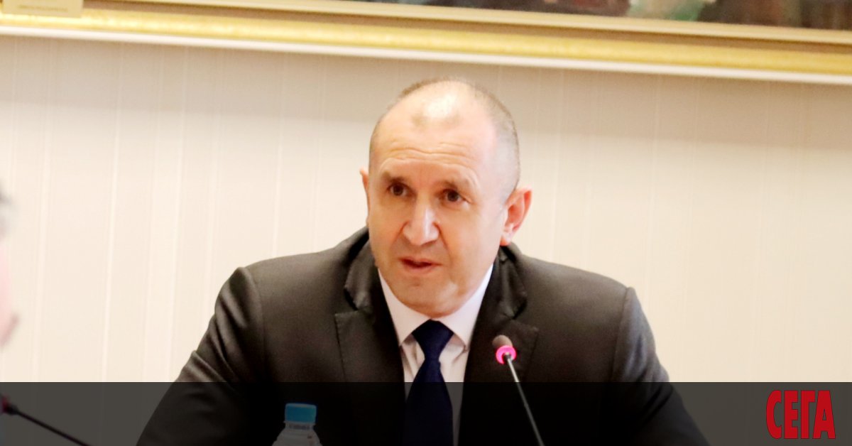 Президентът Румен Радев наложи вето на разпоредби от Закона за