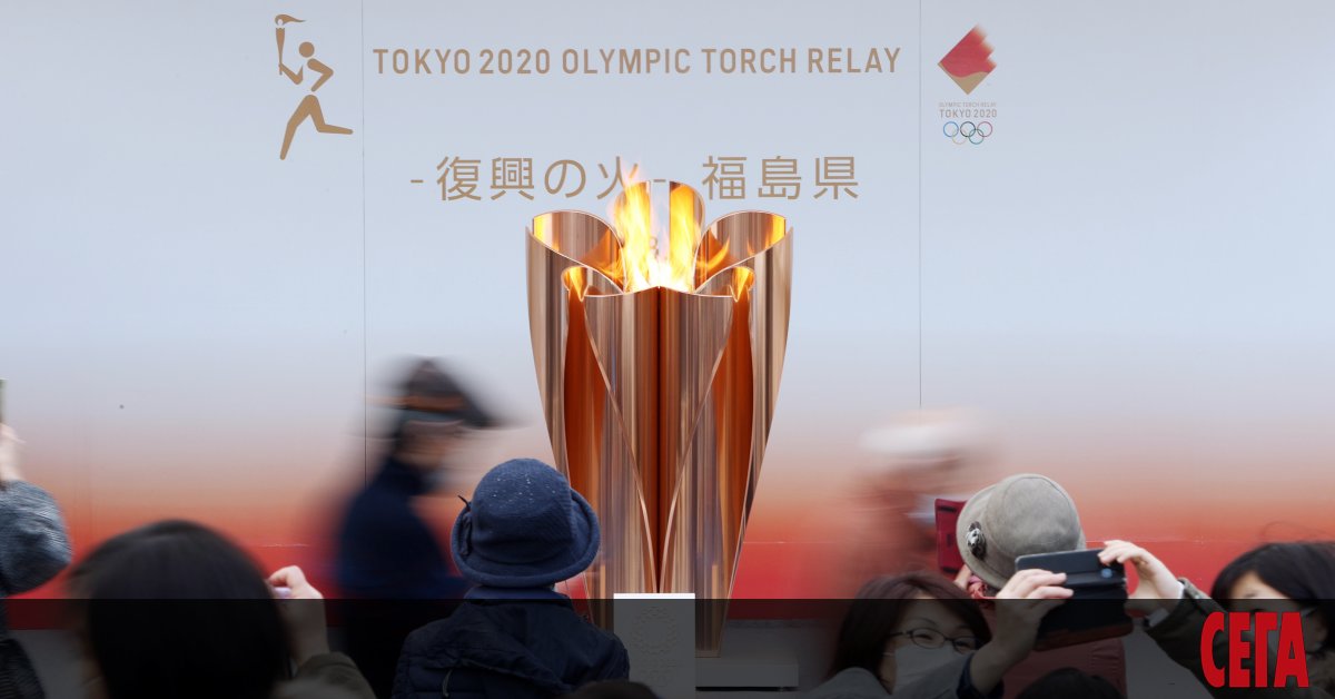 Япония прекъсна обиколката на олимпийските факли за игрите Токио 2020,