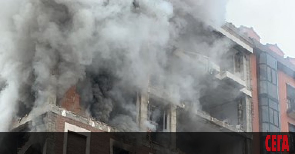 Силна експлозия унищожи осеметажна сграда в Мадрид, предаде La Sexta