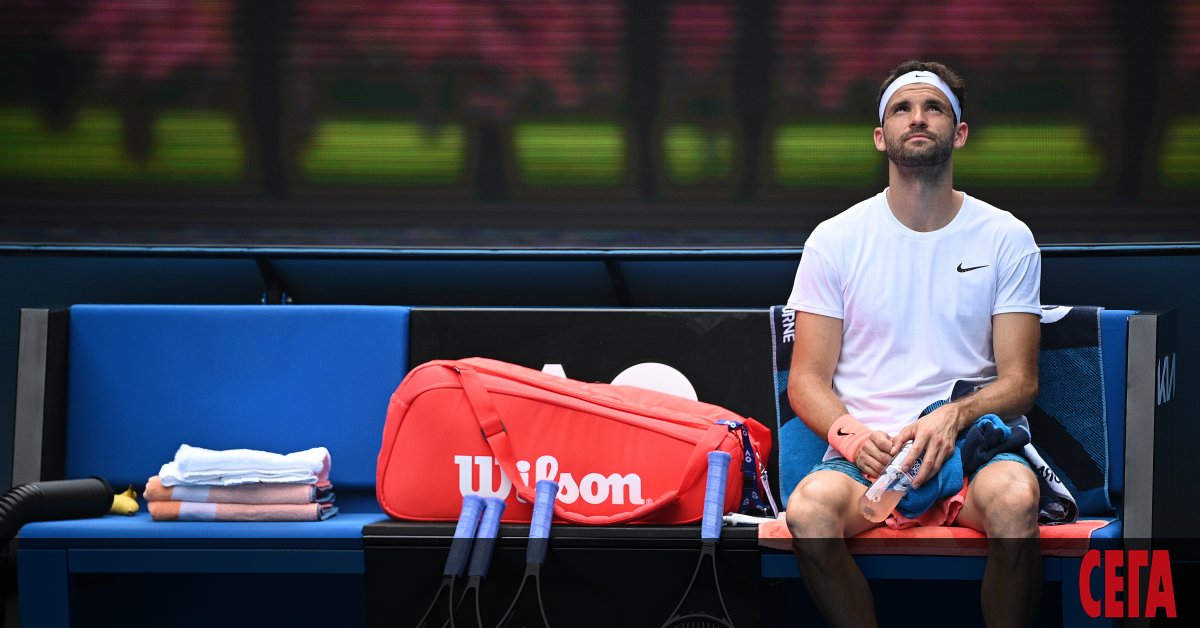 Григор Димитров ще се възстановява поне три седмици от контузията