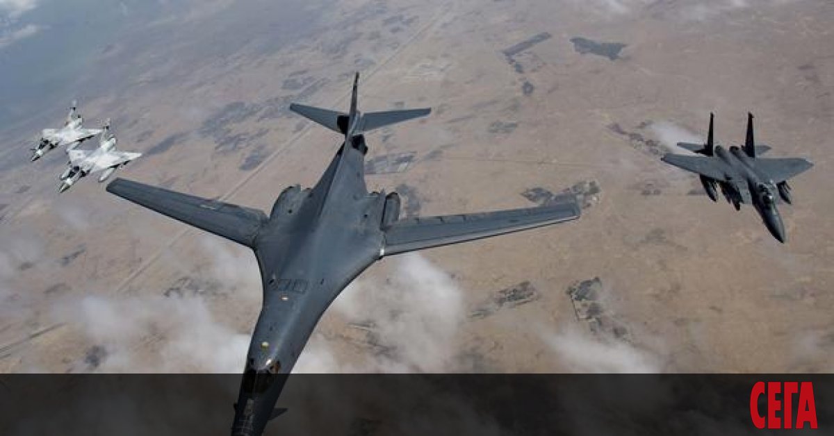 Американски стратегически бомбардировачи B-1B Lancer пристигнаха за първи път в