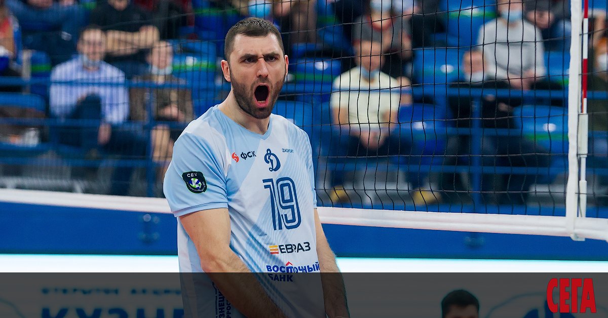 Капитанът на волейболния национален отбор Цветан Соколов поведе клубния си