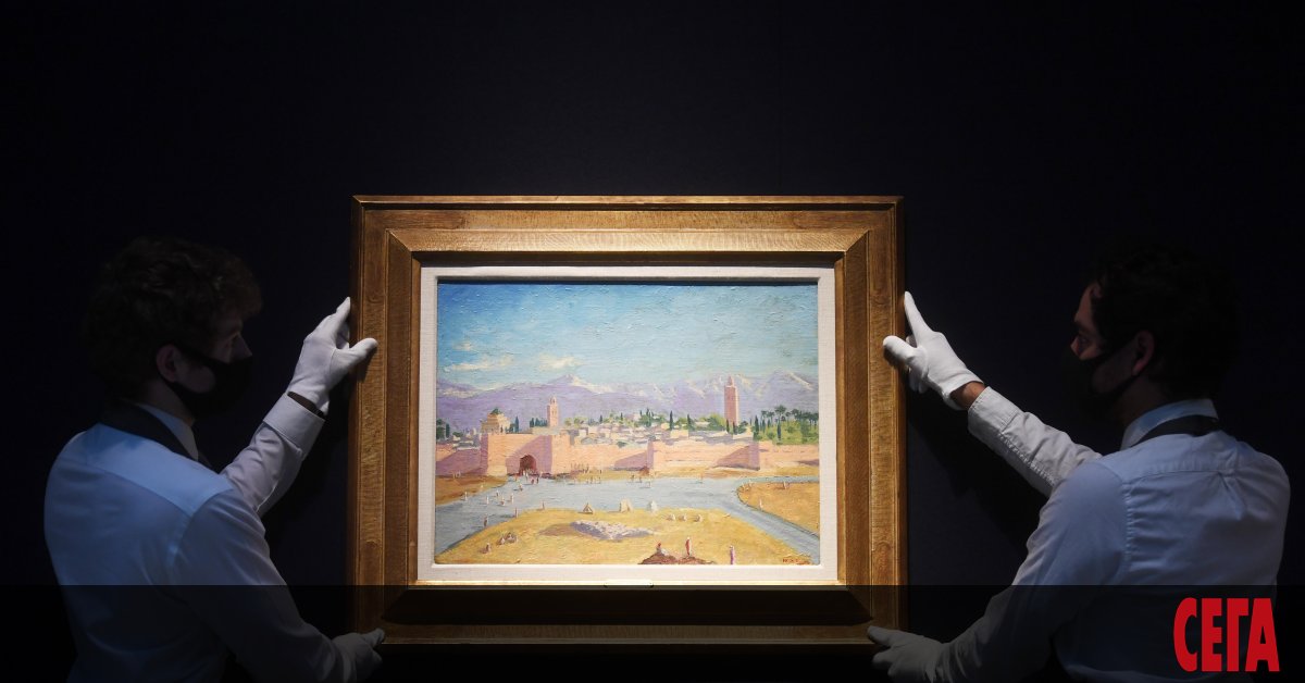 Редки картини на Уинстън Чърчил, продадени от Анджелина Джоли, постигнаха