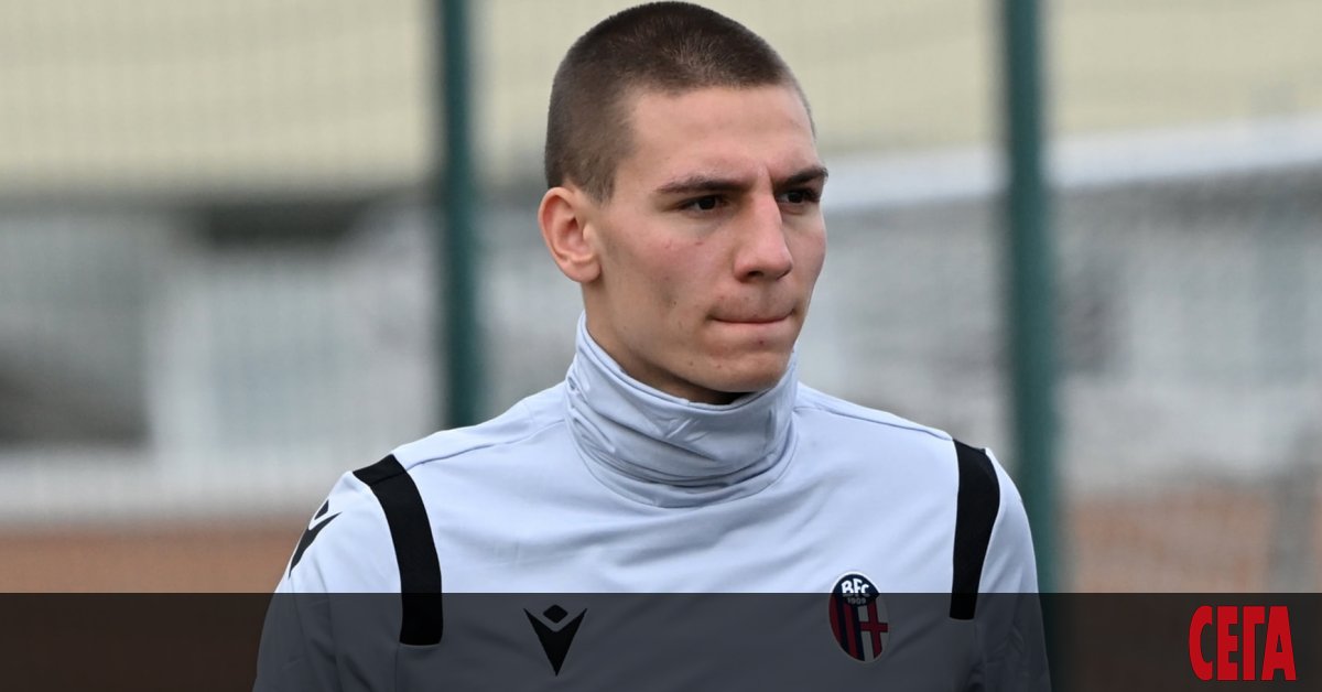 Малкото игрово време на Валентин Антов с екипа на Болоня