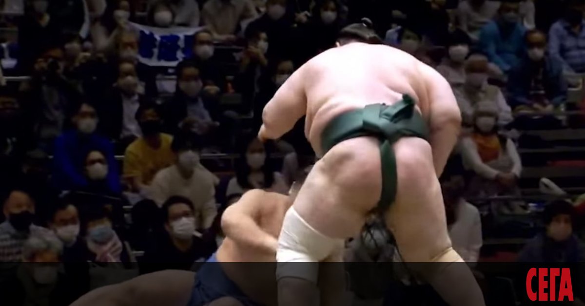 Ден преди края на пролетния турнир Хару башо в Токио