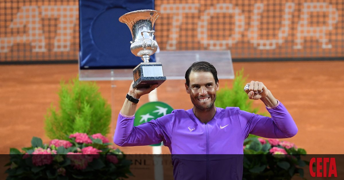 Рафаел Надал спечели тенис турнира от сериите Мастърс в Рим