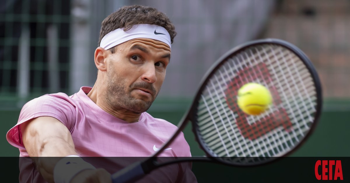 В последното си участие преди Ролан Гарос Григор Димитров отпадна