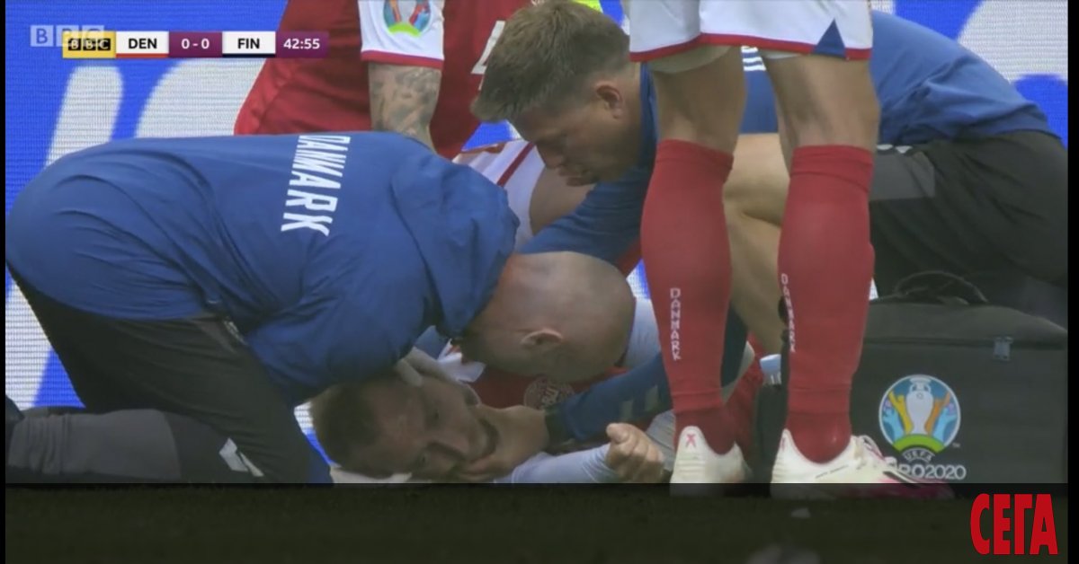 Нещастен случай прекъсна мач №3 от Евро 2020 по футбол