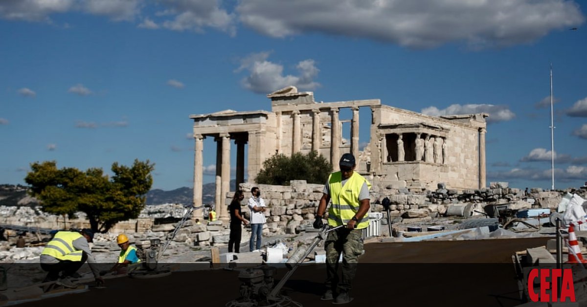 За пръв път в своята 2500-годишна история Акрополът в Атина