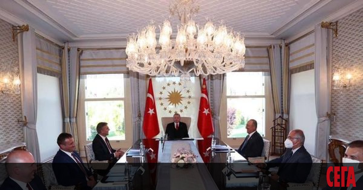 Президентът на Турция Реджеп Тайип Ердоган прие делегация на ДПС,