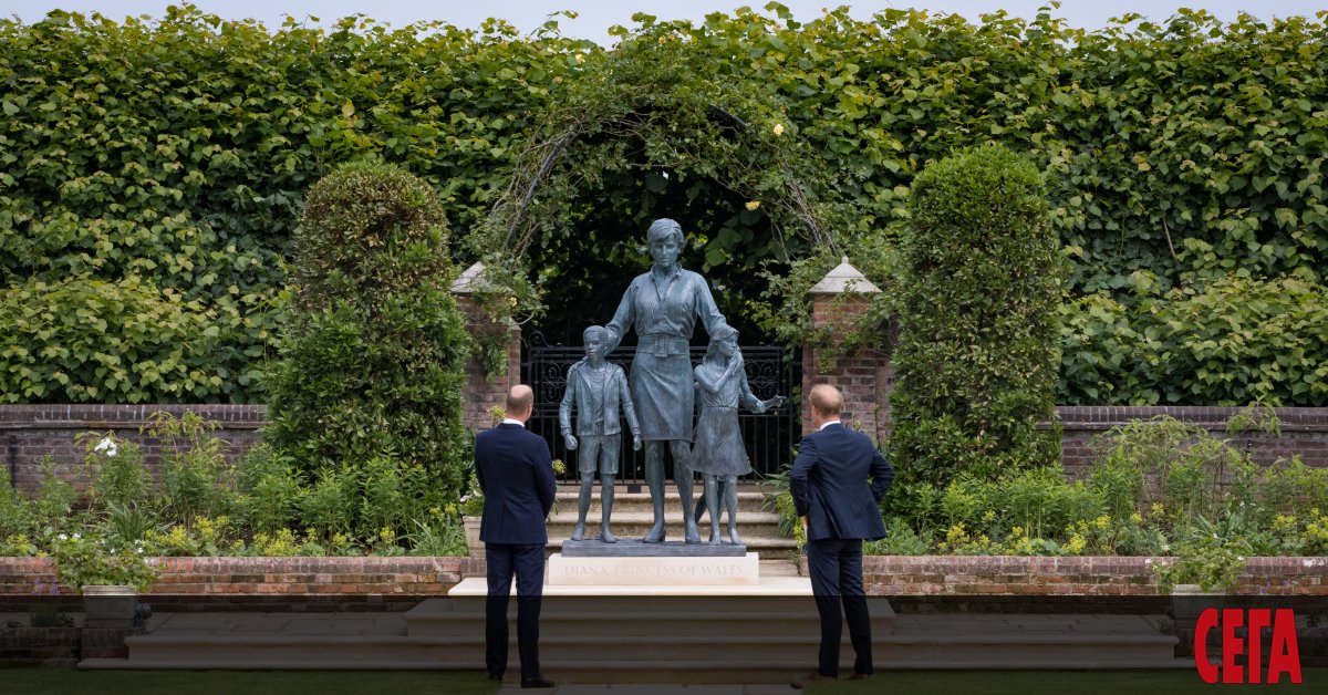 Статуята на лейди Даяна, открита на 1 юли в една