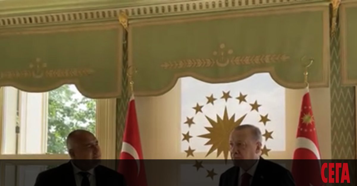 Лидерът на ГЕРБ се появи внезапно при турския президент Ердоган.