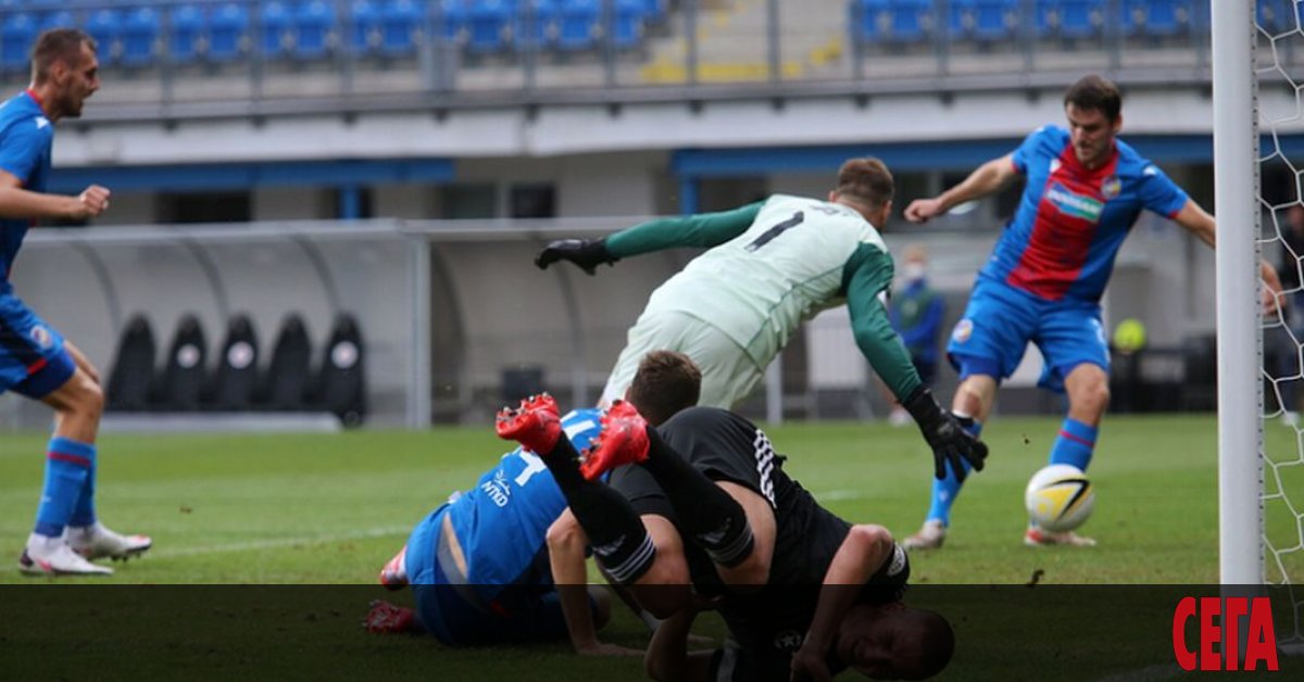 ЦСКА-София претърпя загуба с 0:2 при гостуването си в Пилзен