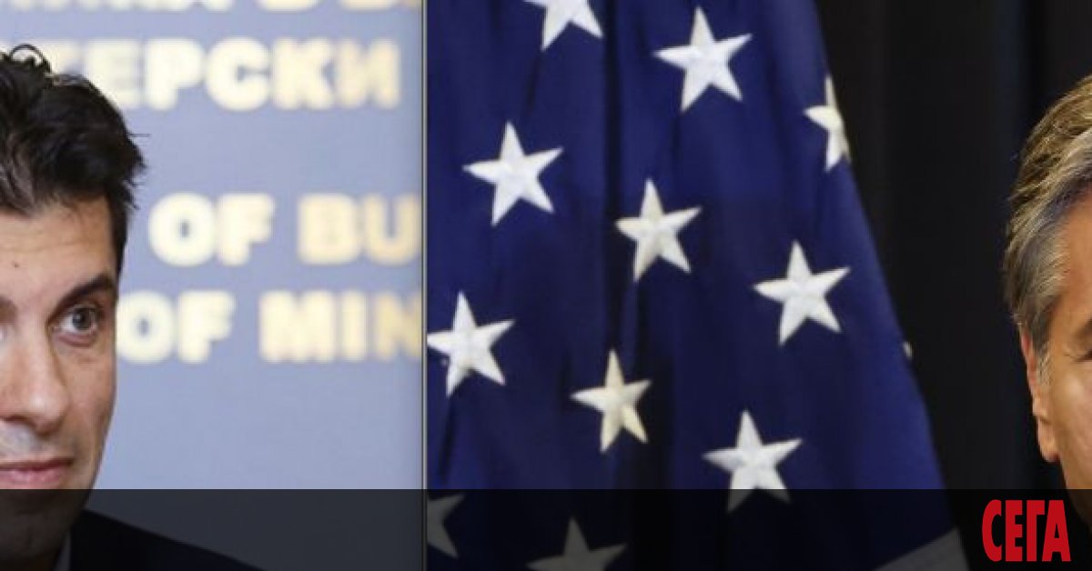 Премиерът Кирил Петков е провел телефонен разговор с държавния секретар