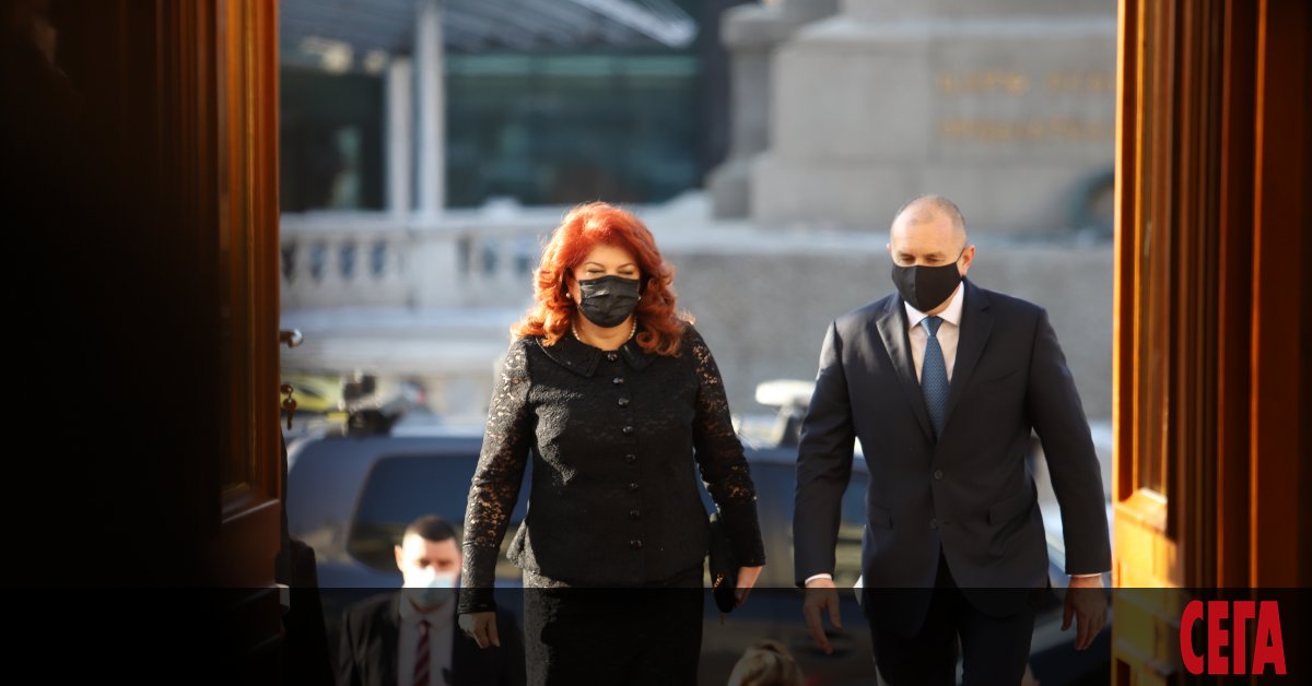 Румен Радев и Илияна Йотова ще встъпят днес в длъжност