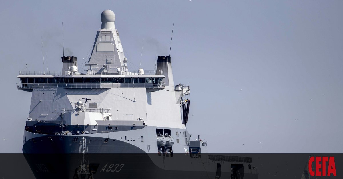 Нидерландският военен кораб HNLMS Rotterdam навлезе в Балтийско море, за