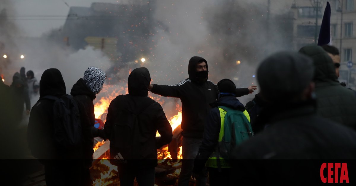 Неделните протести в Брюксел срещу ковид мерките прераснаха в истински