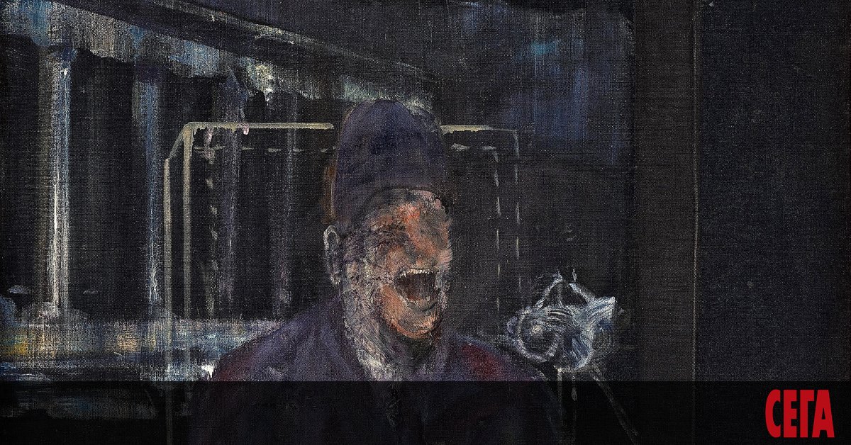 Мрачна картина на Франсис Бейкън с крещящ папа, за която се смята, че е