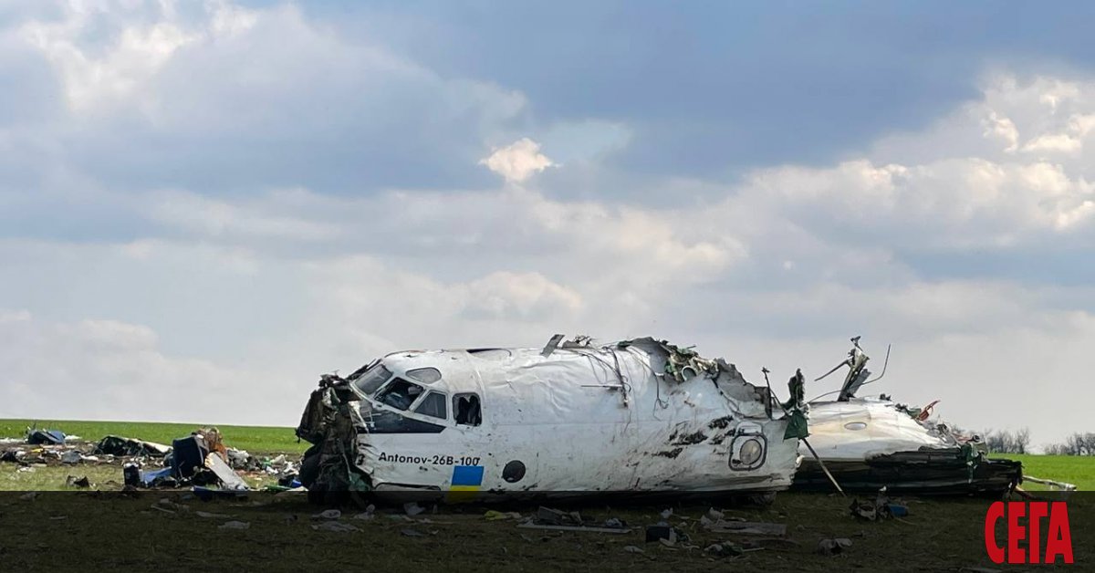 В Запорожка област се разби украински военно-транспортен самолет Ан-26, изпълняващ технически
