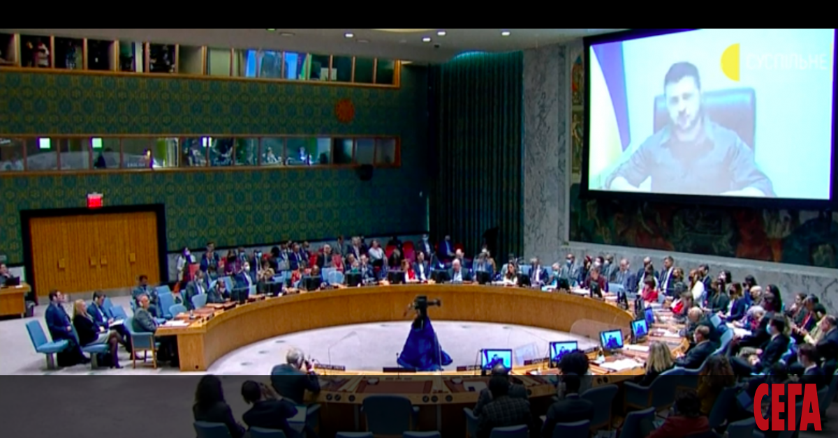 Президентът на Украйна Володимир Зеленски да говори пред Съвета за сигурност