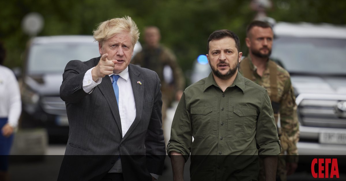 Британският министър-председател Борис Джонсън заяви, че Украйна заслужава да е